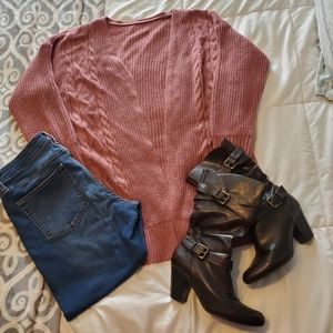 LAST CHANCE Oversize chunky sweater cardigan